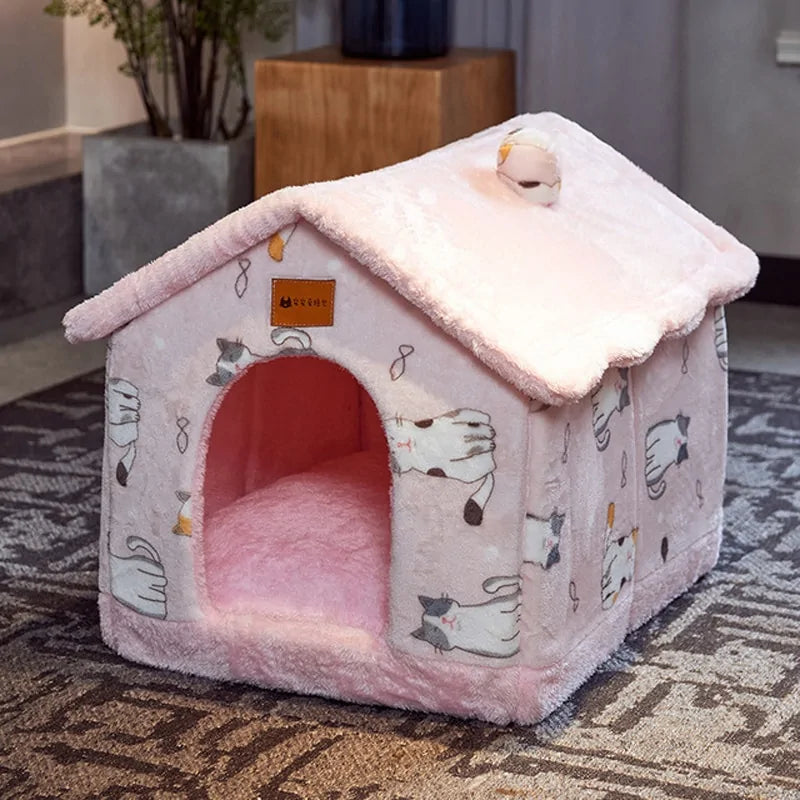 Estera plegable de la cama de la perrera de la casa del perro caliente del invierno para los animales domésticos pequeños a medianos