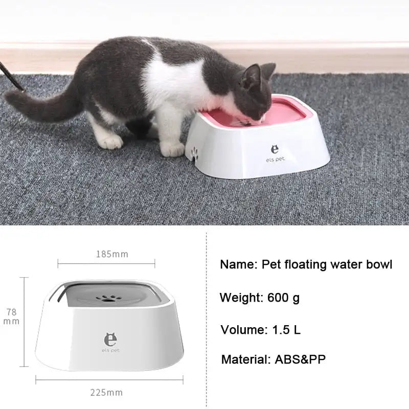 Tazón de agua para mascotas sin derrames